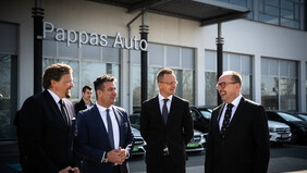 Válságban is növekedésben – <br />A Pappas Auto új szerelőbázist avatott fel