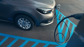 E.ON töltési megoldások elektromos Mercedes-Benz kishaszongépjárművéhez