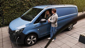 E.ON töltési megoldások elektromos Mercedes-Benz kishaszongépjárművéhez